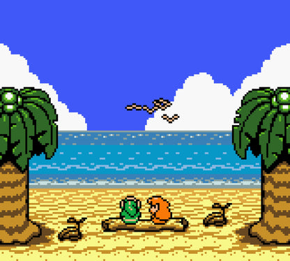 Zelda: Link's Awakening - Beach Scene